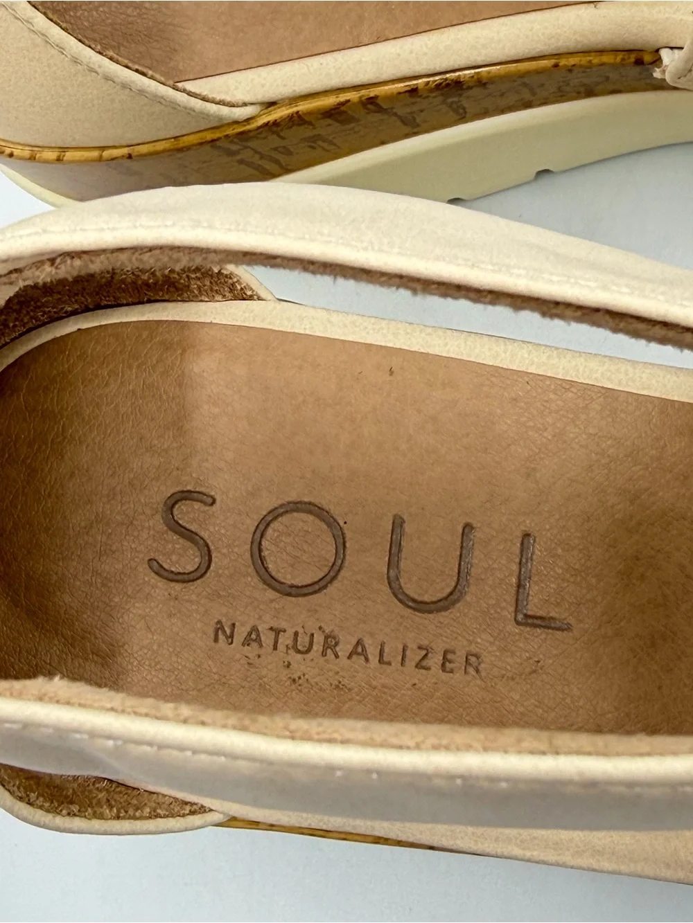 Soul Naturalizer Goodtimes Wedge Criss Cross Straps Womens 7.5W Back Zip